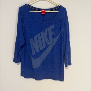 Nike Women's Blue Sweatshirt